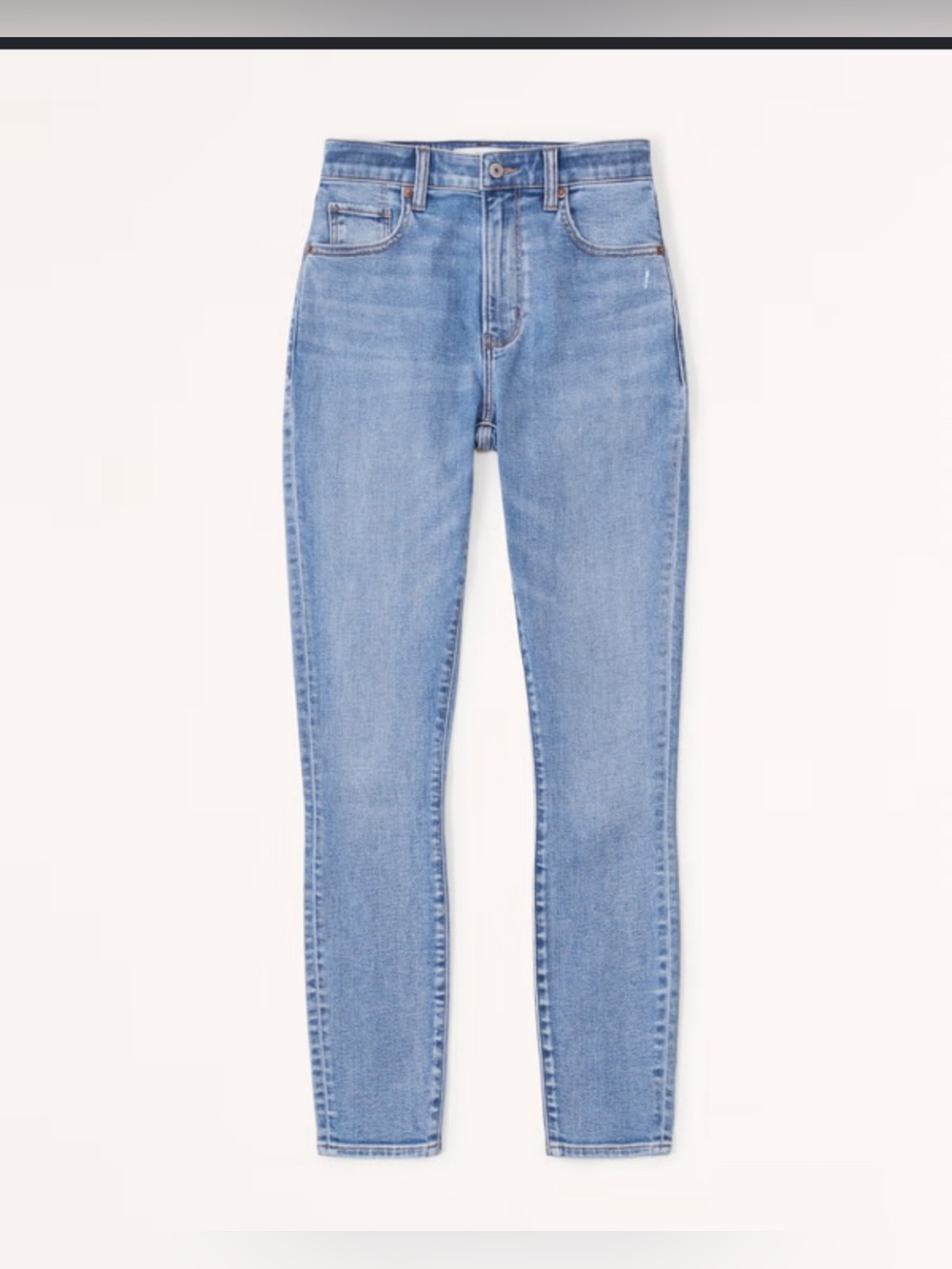 Abercrombie & Fitch Women’s Skinny Jeans - Light Blue Size 28/6S